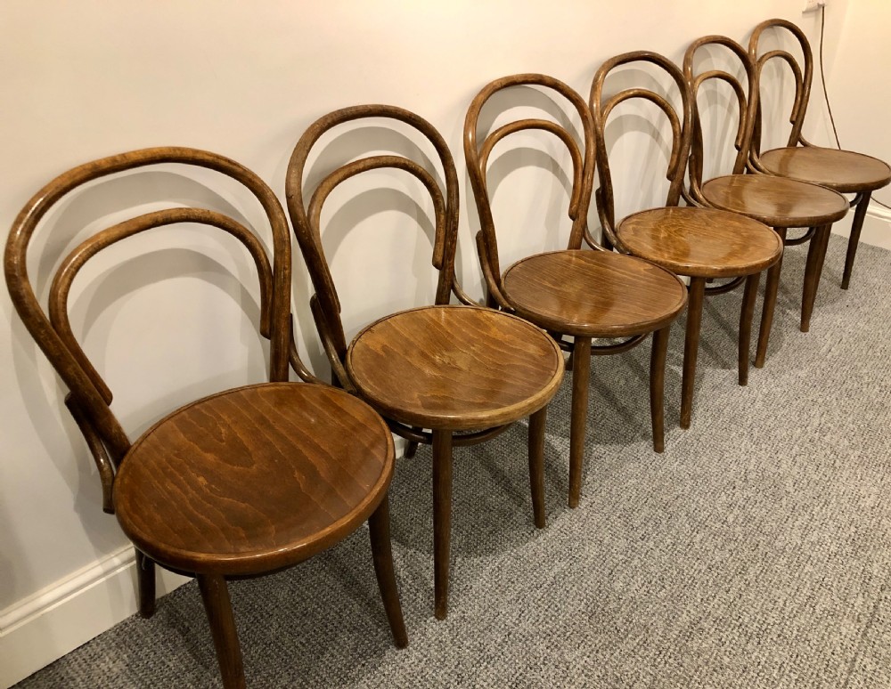 Set of 6 Bentwood Cafe Chairs  View VI