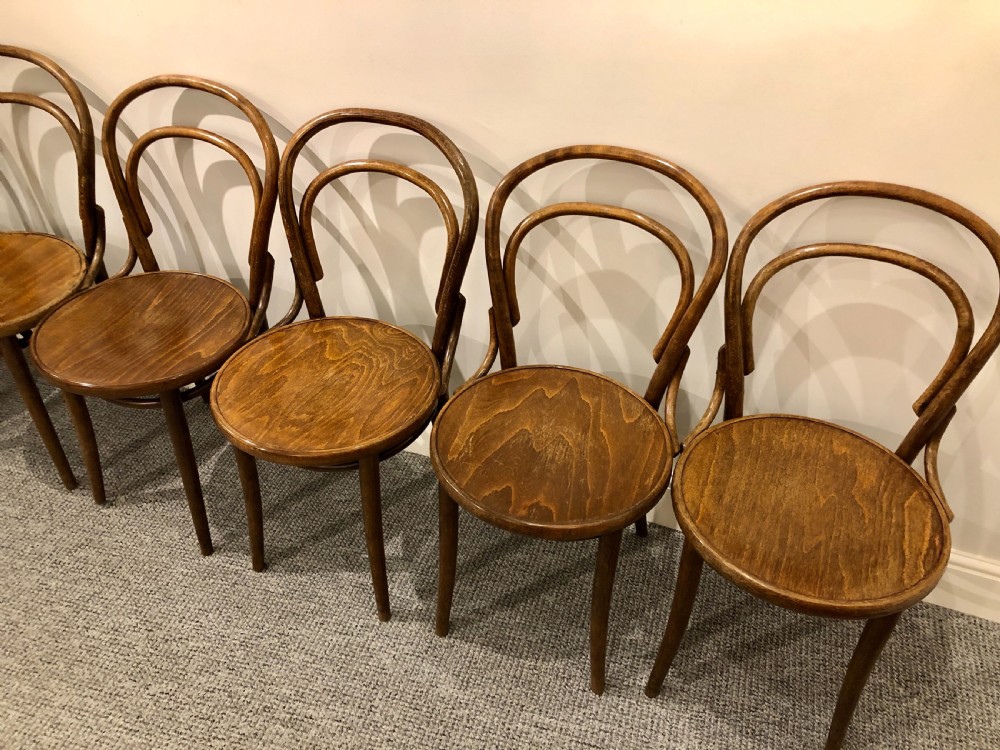 Set of 6 Bentwood Cafe Chairs  View VIII