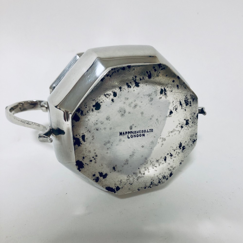 Antique Solid Silver Twin Handled Sugar Bowl View XI