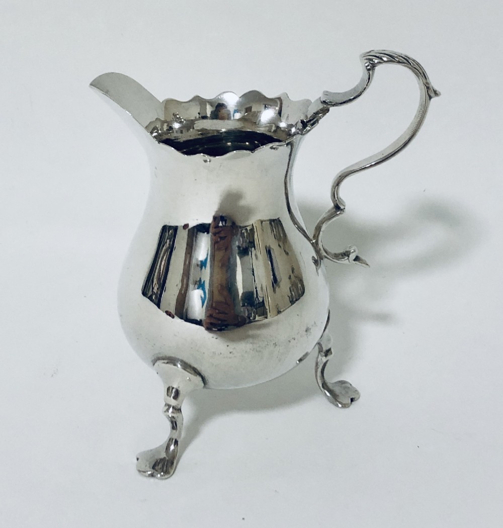 Antique Victorian Solid Silver Milk Jug