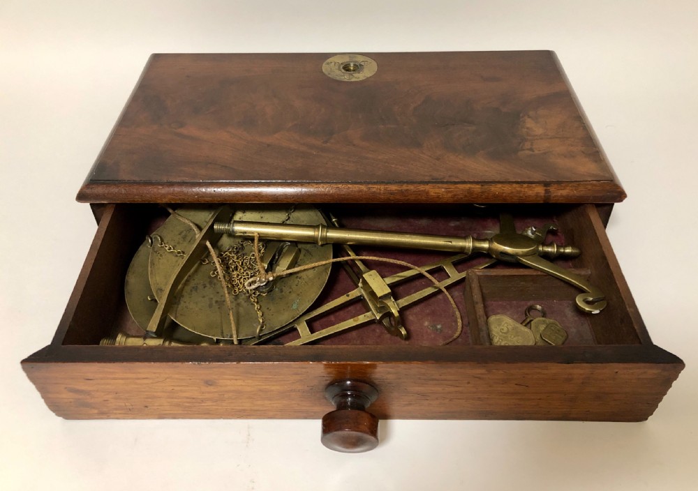 Large Antique Avery Apothecary Scales and Weights View X