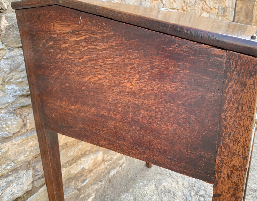 Antique Georgian Oak Clerk's Desk  View XIV