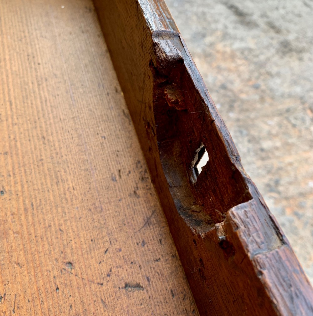 Antique Georgian Oak Clerk's Desk  View XVII