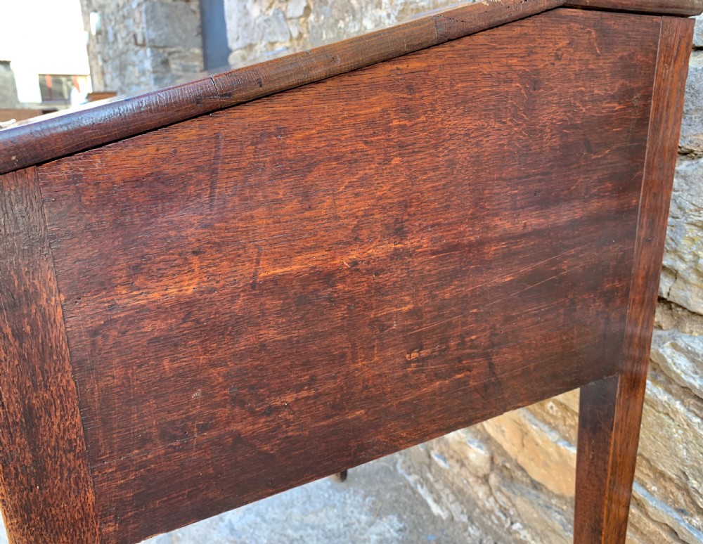 Antique Georgian Oak Clerk's Desk  View XVIII