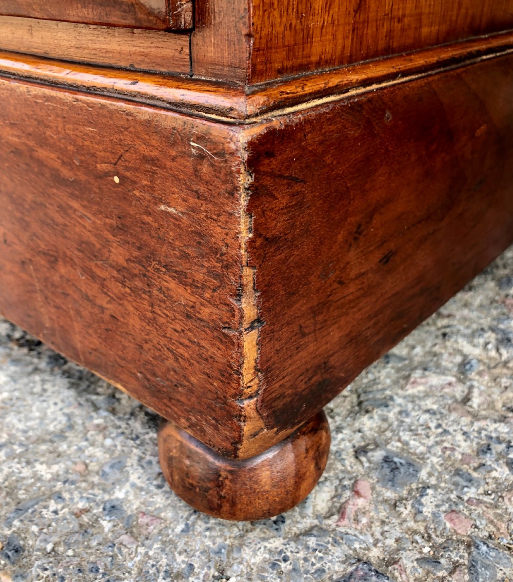 Antique Walnut Pedestal Desk View XX