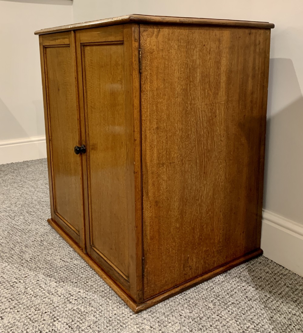 Antique Mahogany Collectors Cabinet   View VII
