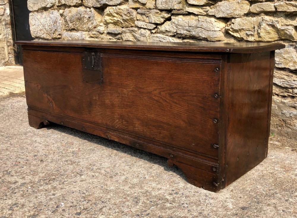 Antique 18th Century Oak Sword Chest  View V
