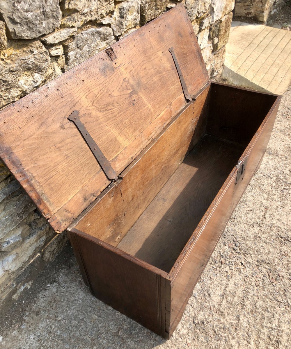 Antique 18th Century Oak Sword Chest  View XV