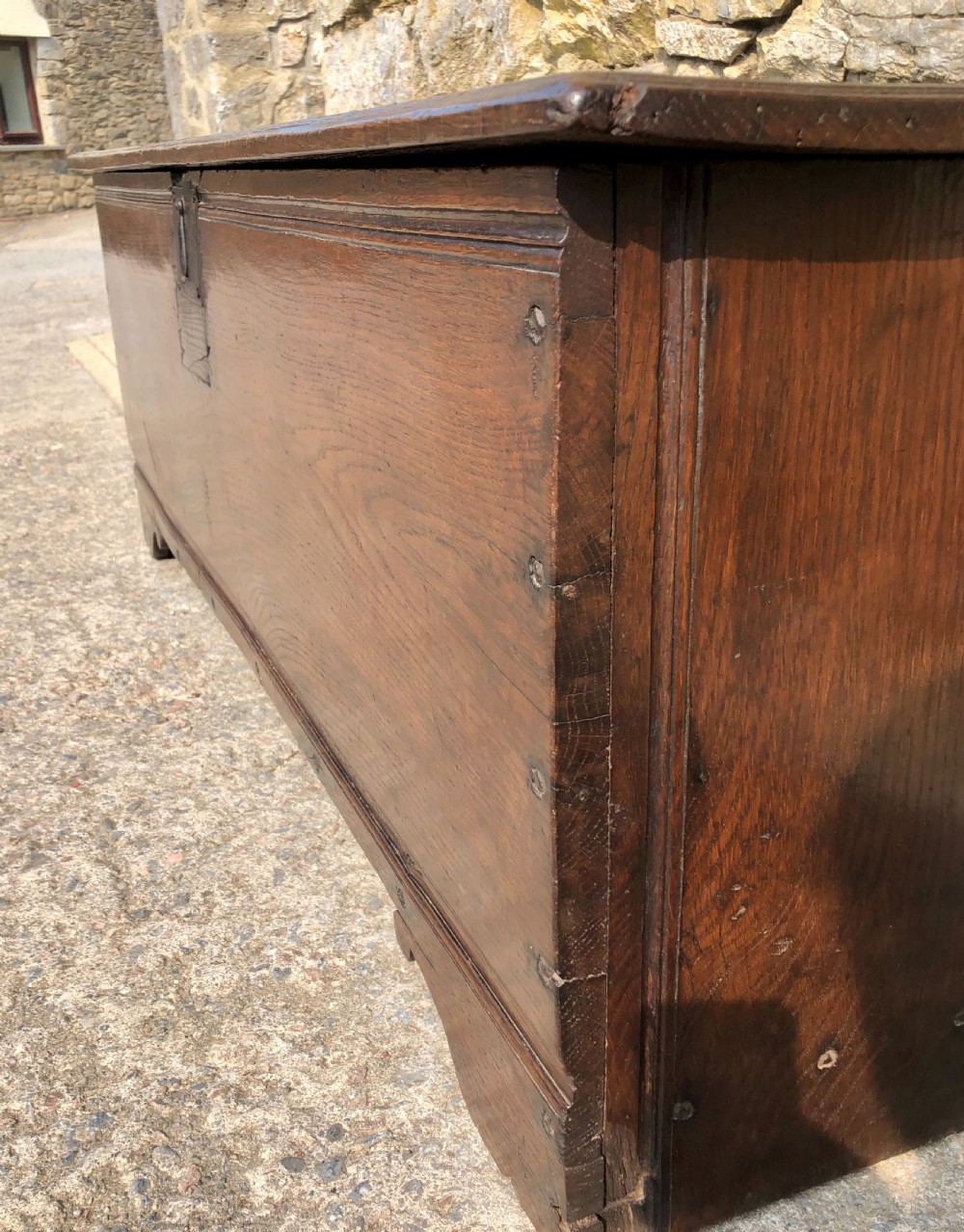 Antique 18th Century Oak Sword Chest  View XIX
