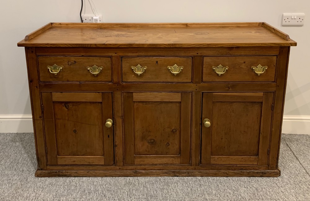 Antique Elm and Pine Westcountry Dresser Base 