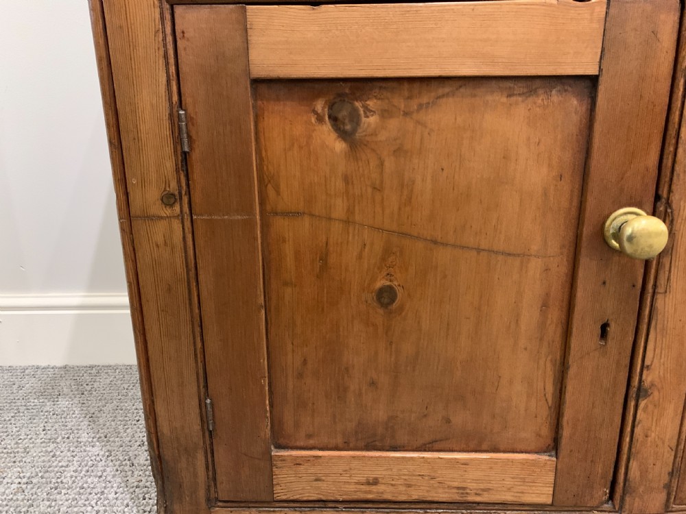 Antique Elm and Pine Westcountry Dresser Base  View VI
