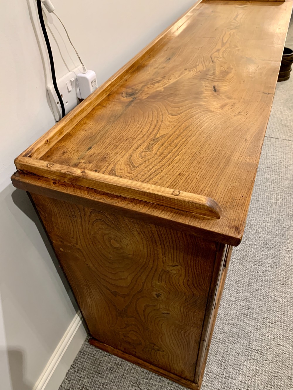 Antique Elm and Pine Westcountry Dresser Base  View XII