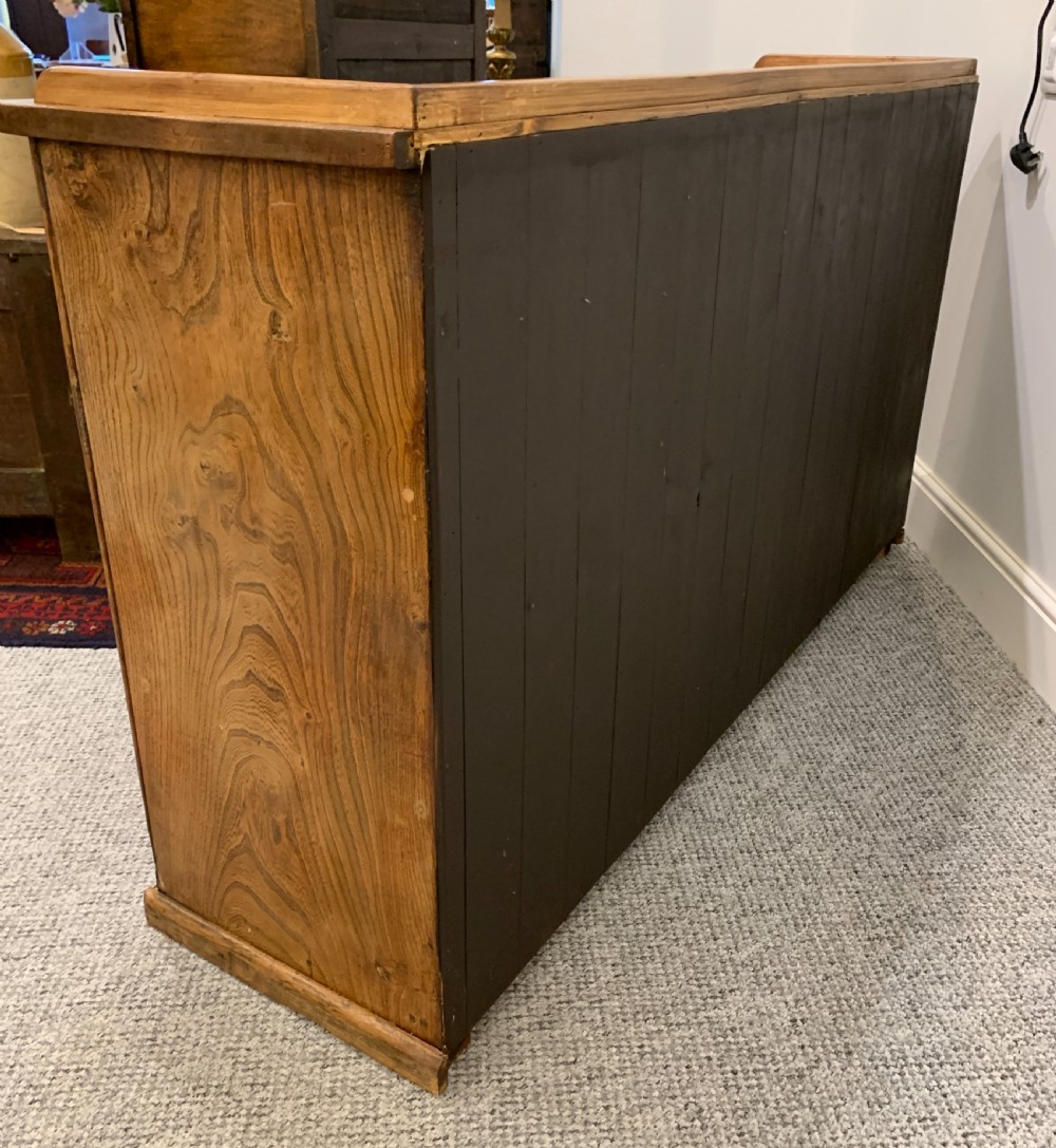 Antique Elm and Pine Westcountry Dresser Base  View XIII