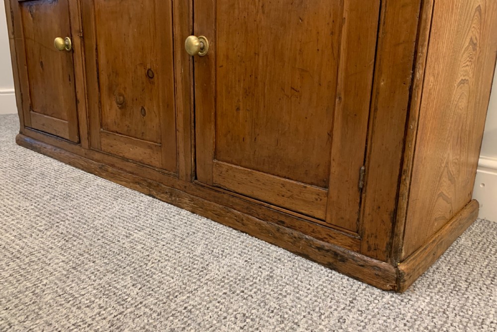 Antique Elm and Pine Westcountry Dresser Base  View XIV