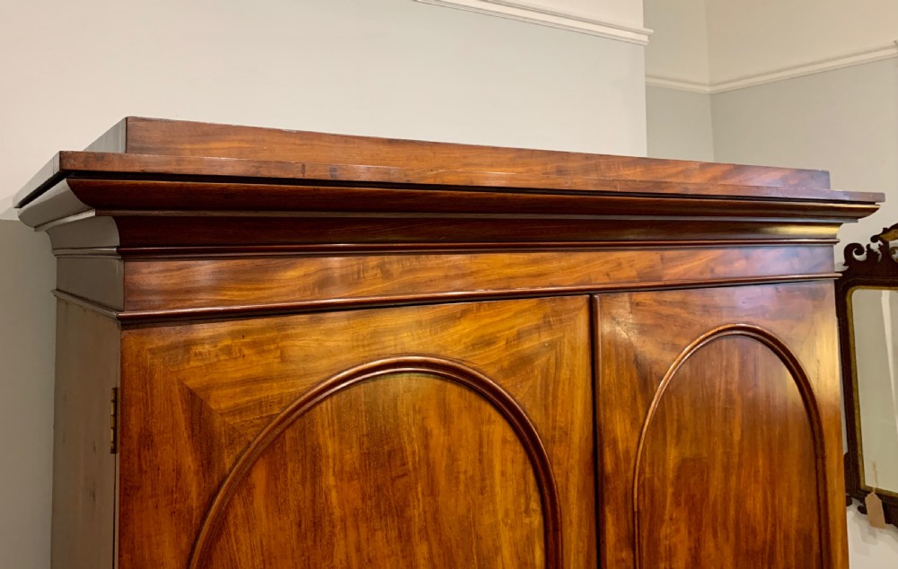 Victorian Mahogany Linen Press Cupboard View XIII