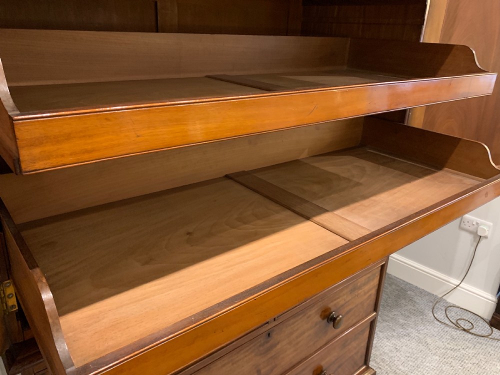 Victorian Mahogany Linen Press Cupboard View XVIII
