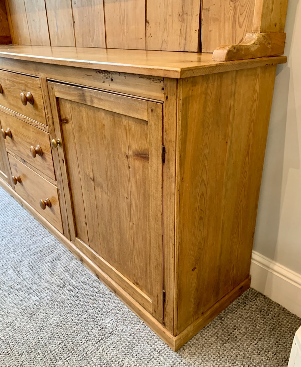 Large Antique Pine Dresser View IV