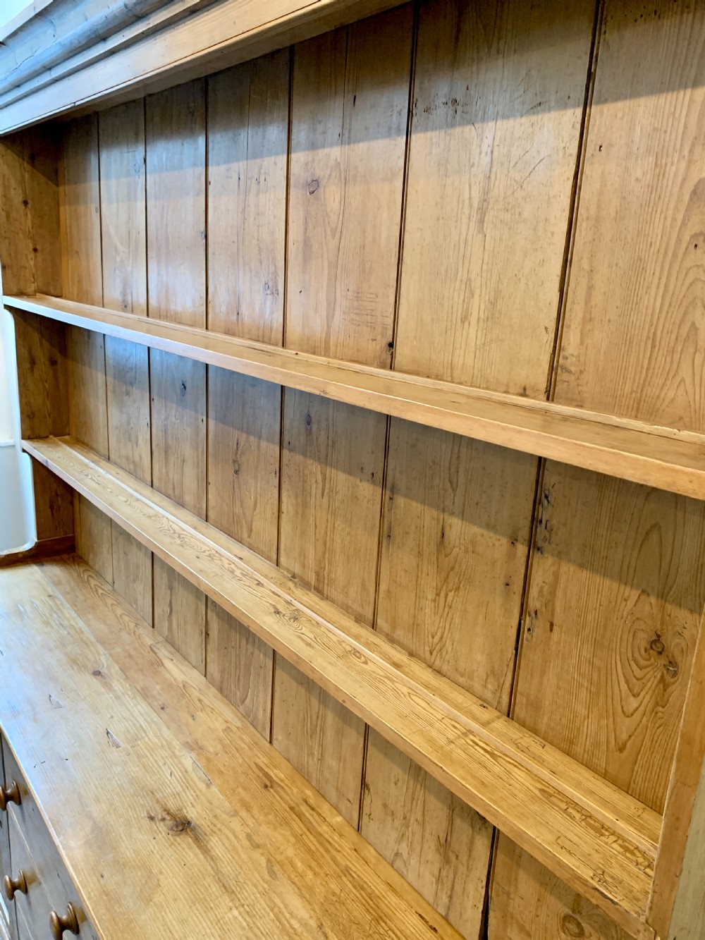 Large Antique Pine Dresser View IX