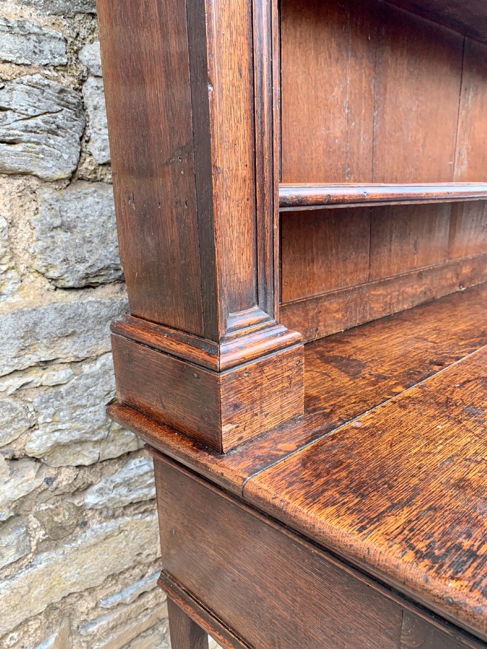18th Century Georgian Oak Dresser  View IV
