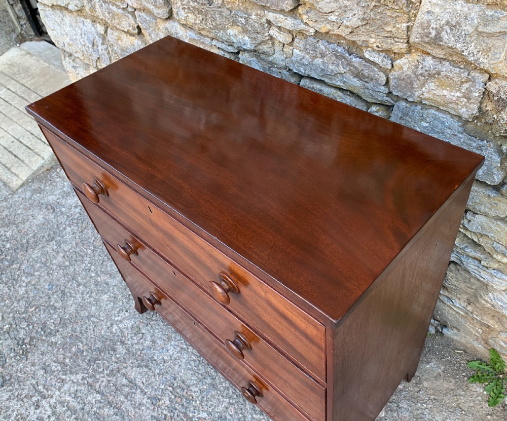 Small Regency Mahogany Chest of Drawers  View IV