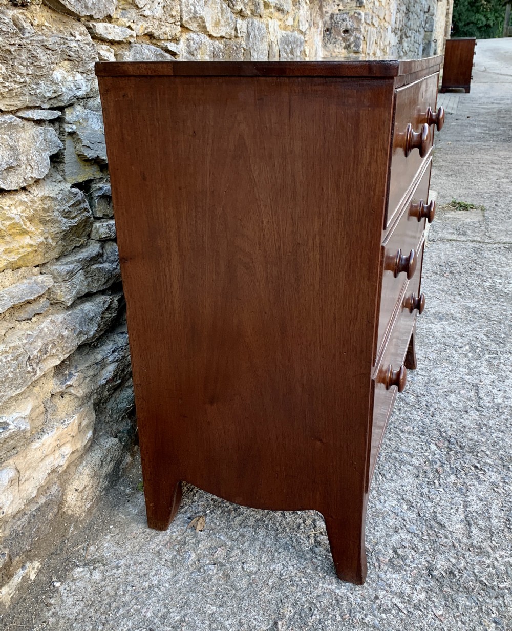 Small Regency Mahogany Chest of Drawers  View V