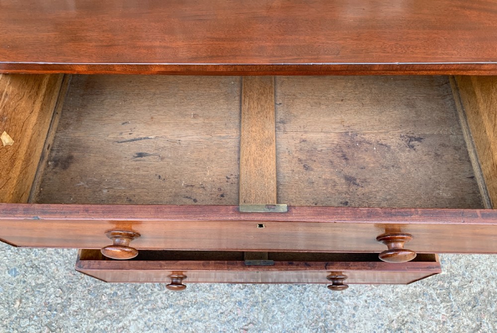Small Regency Mahogany Chest of Drawers  View VI
