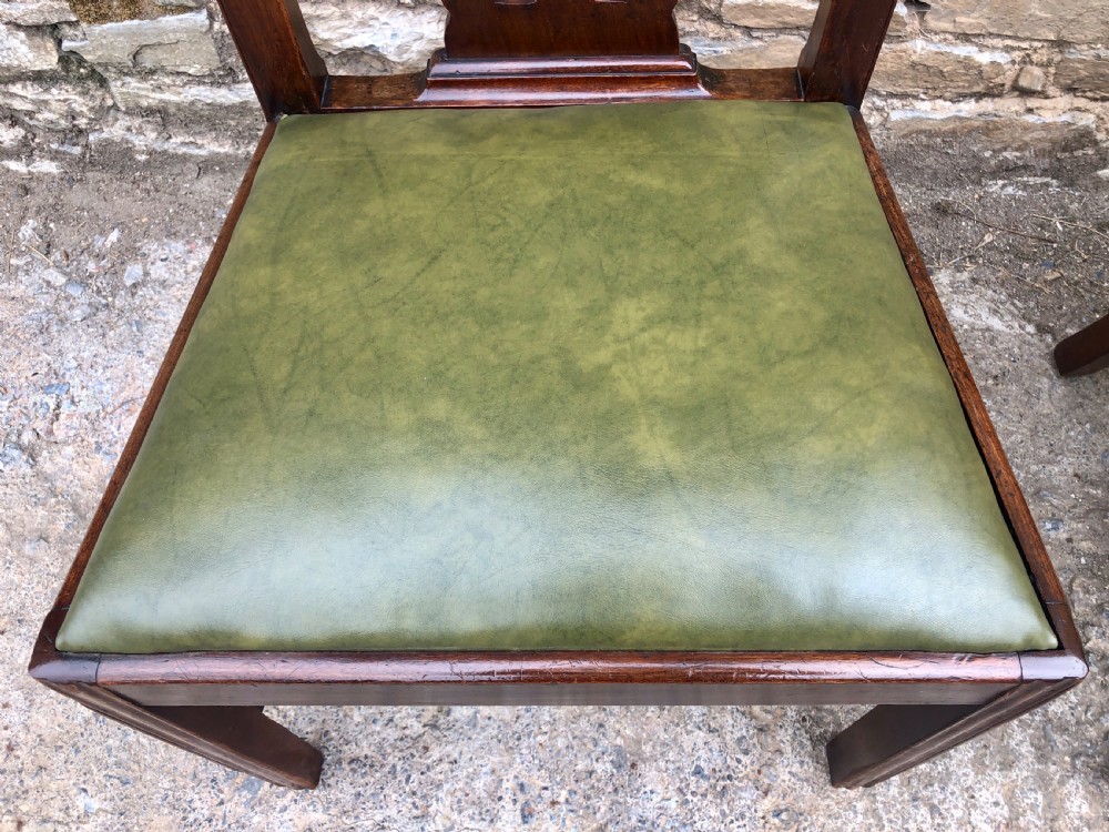 Set of 6 Georgian Mahogany Dining Chairs  View XII