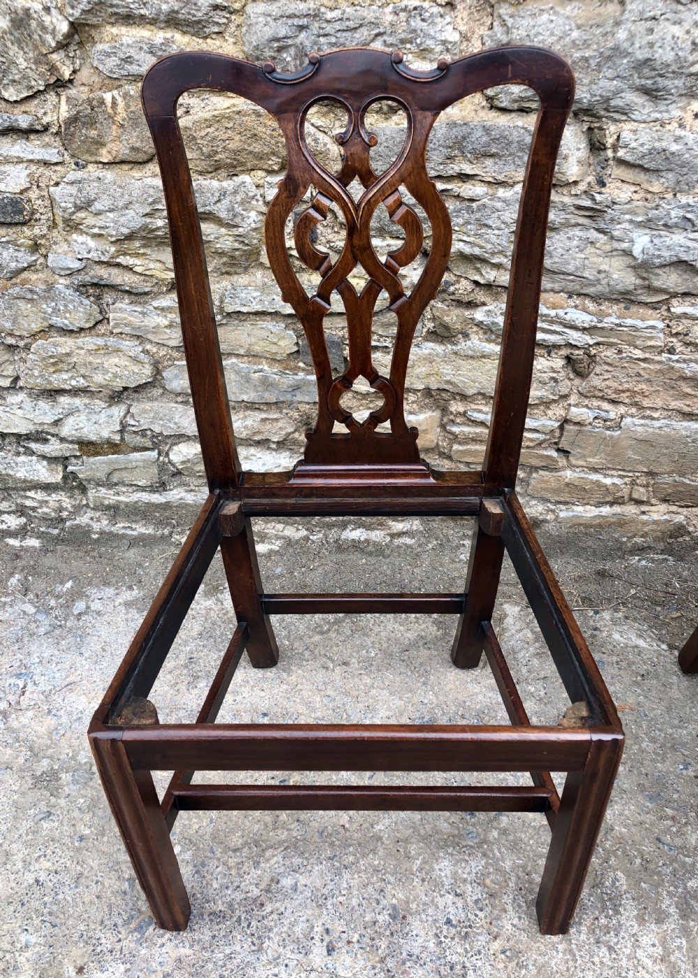 Set of 6 Georgian Mahogany Dining Chairs  View XIV