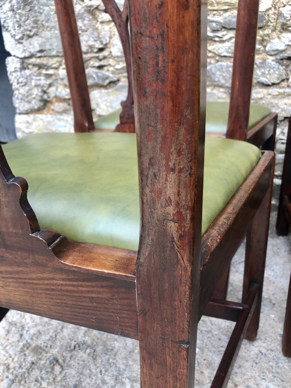 Set of 6 Georgian Mahogany Dining Chairs  View XVI