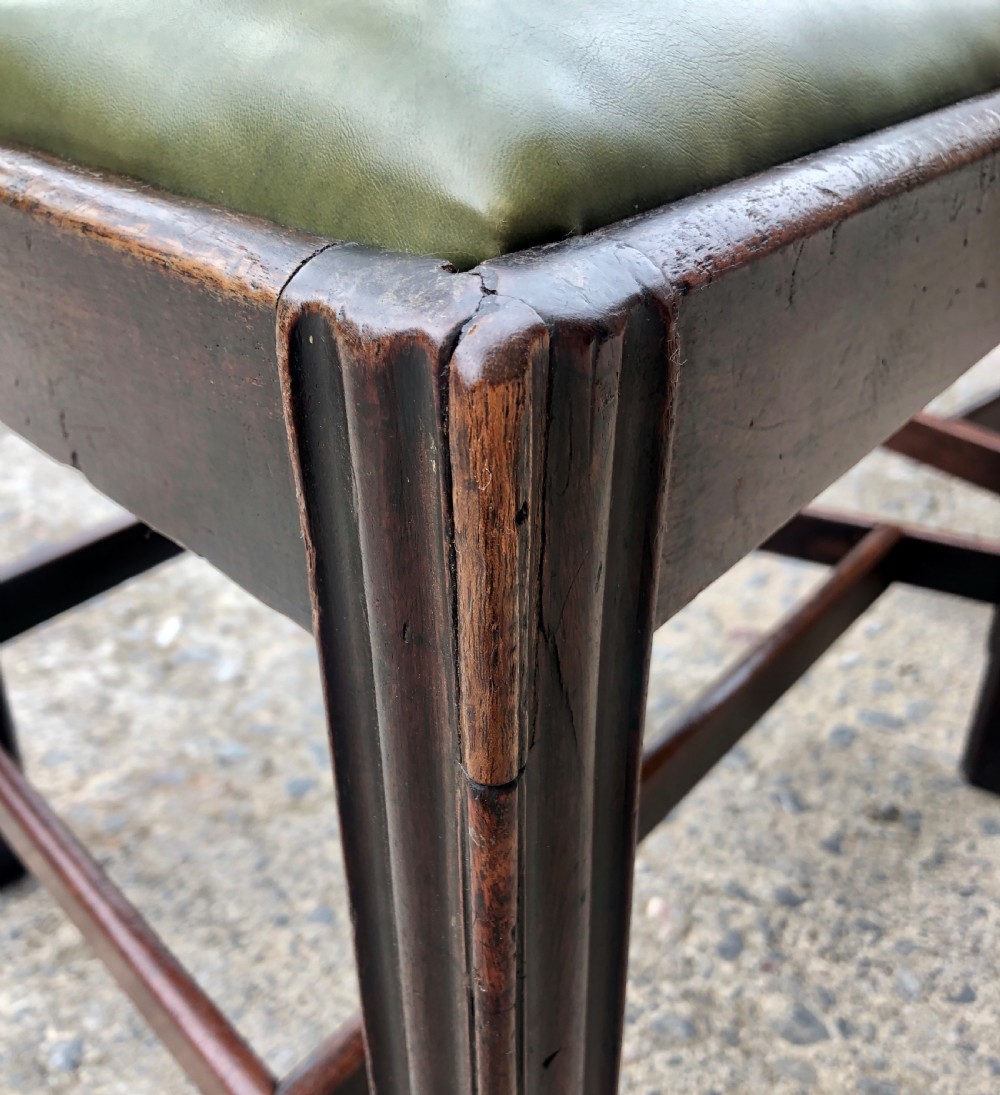 Set of 6 Georgian Mahogany Dining Chairs  View XVIII