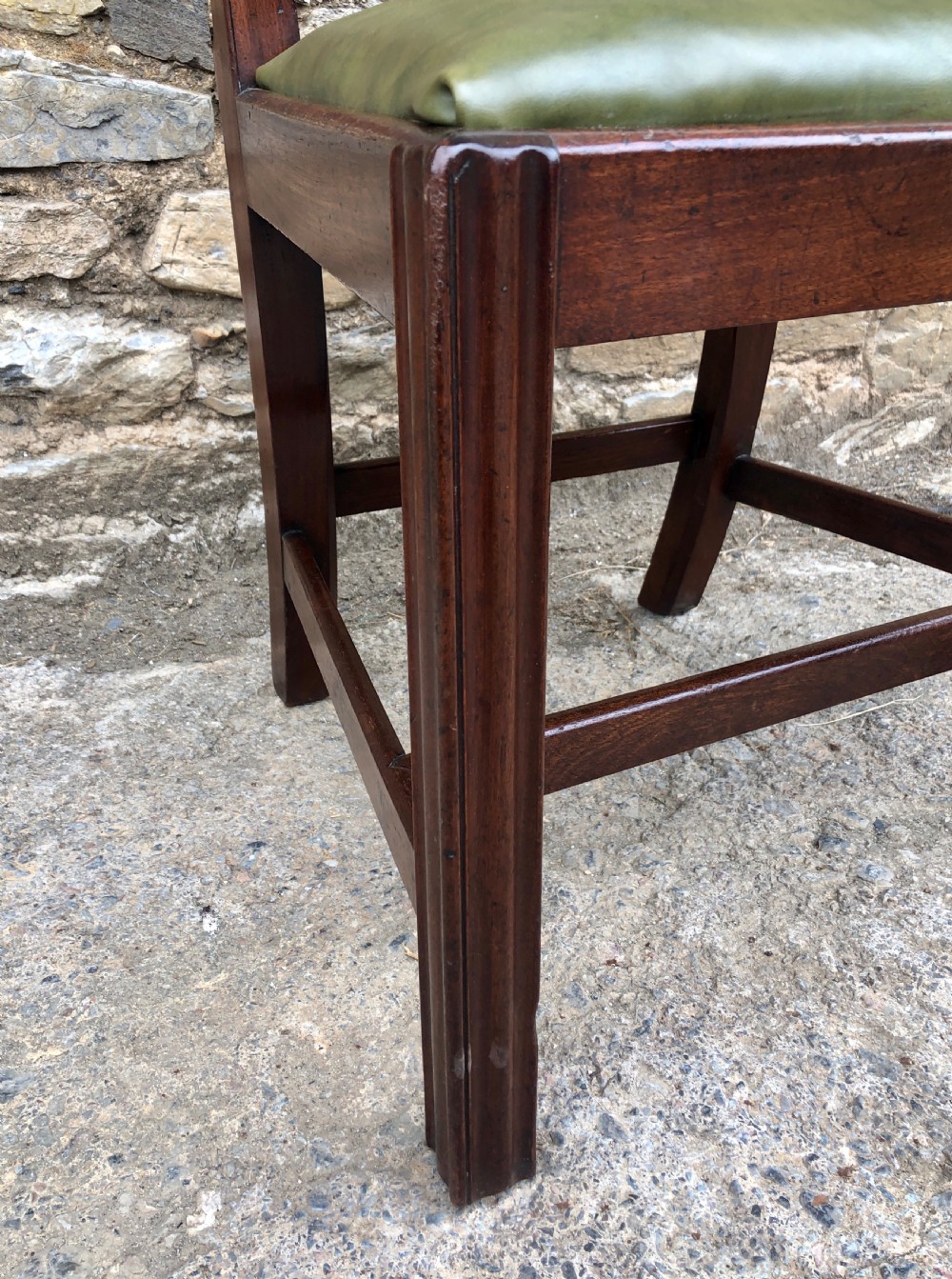 Set of 6 Georgian Mahogany Dining Chairs  View XXI
