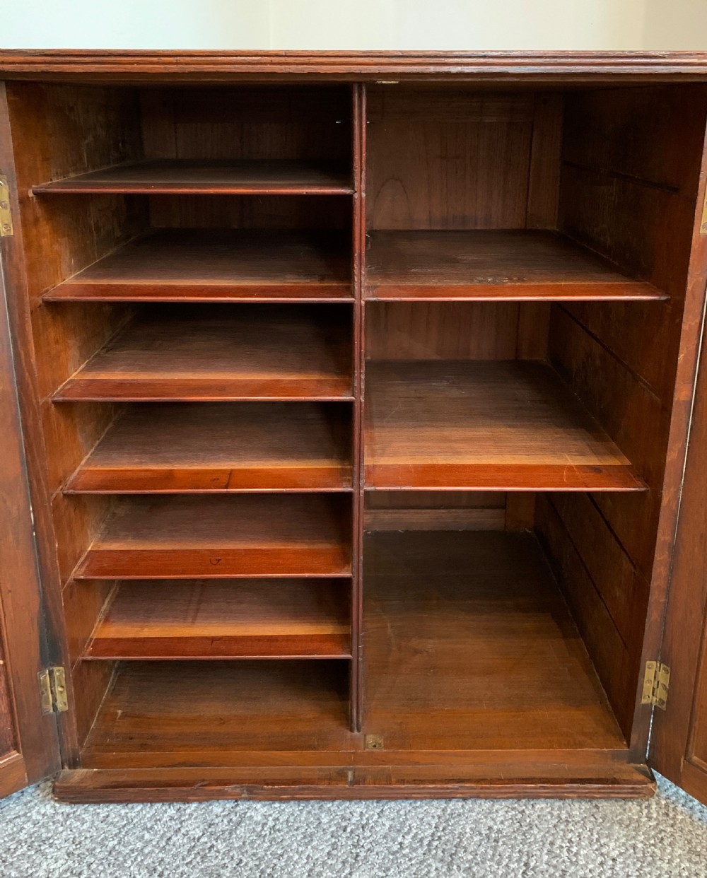 Antique Teak Sheet Music Filing Cabinet View VII