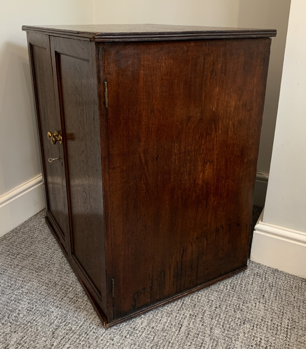 Antique Teak Sheet Music Filing Cabinet View VIII