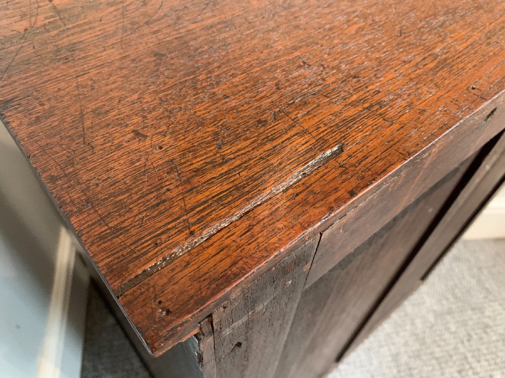 Antique Teak Sheet Music Filing Cabinet View X