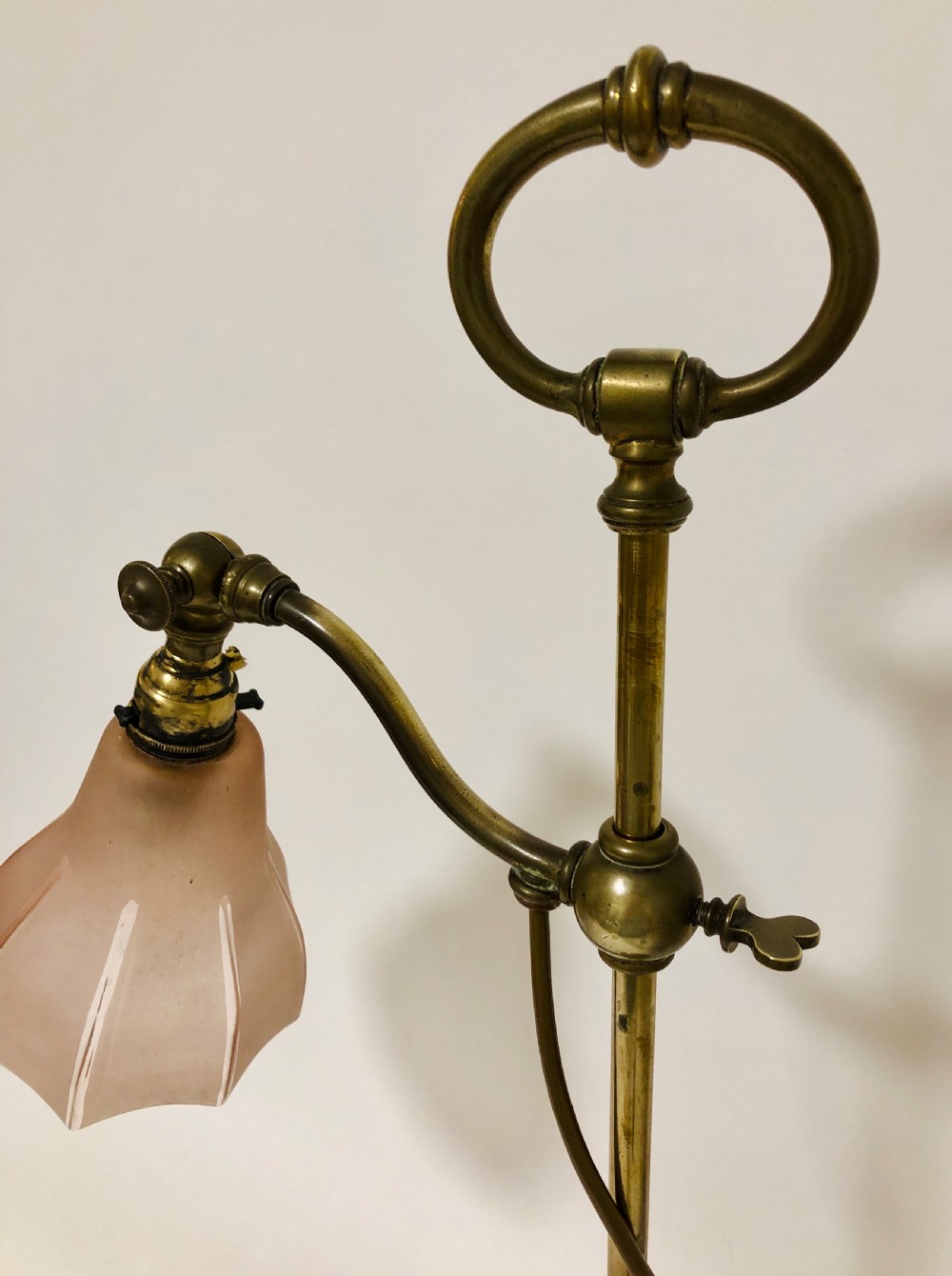 Antique Adjustable Desk Lamp  View II