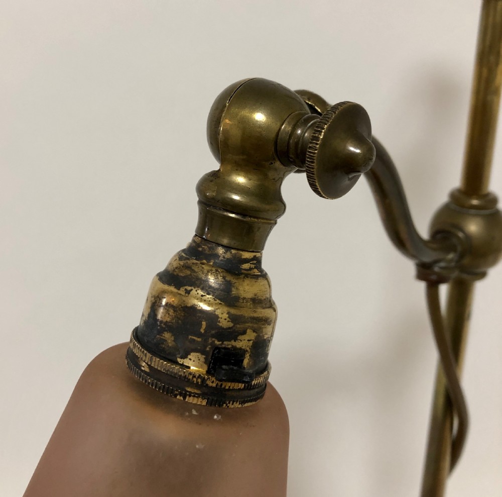 Antique Adjustable Desk Lamp  View VII