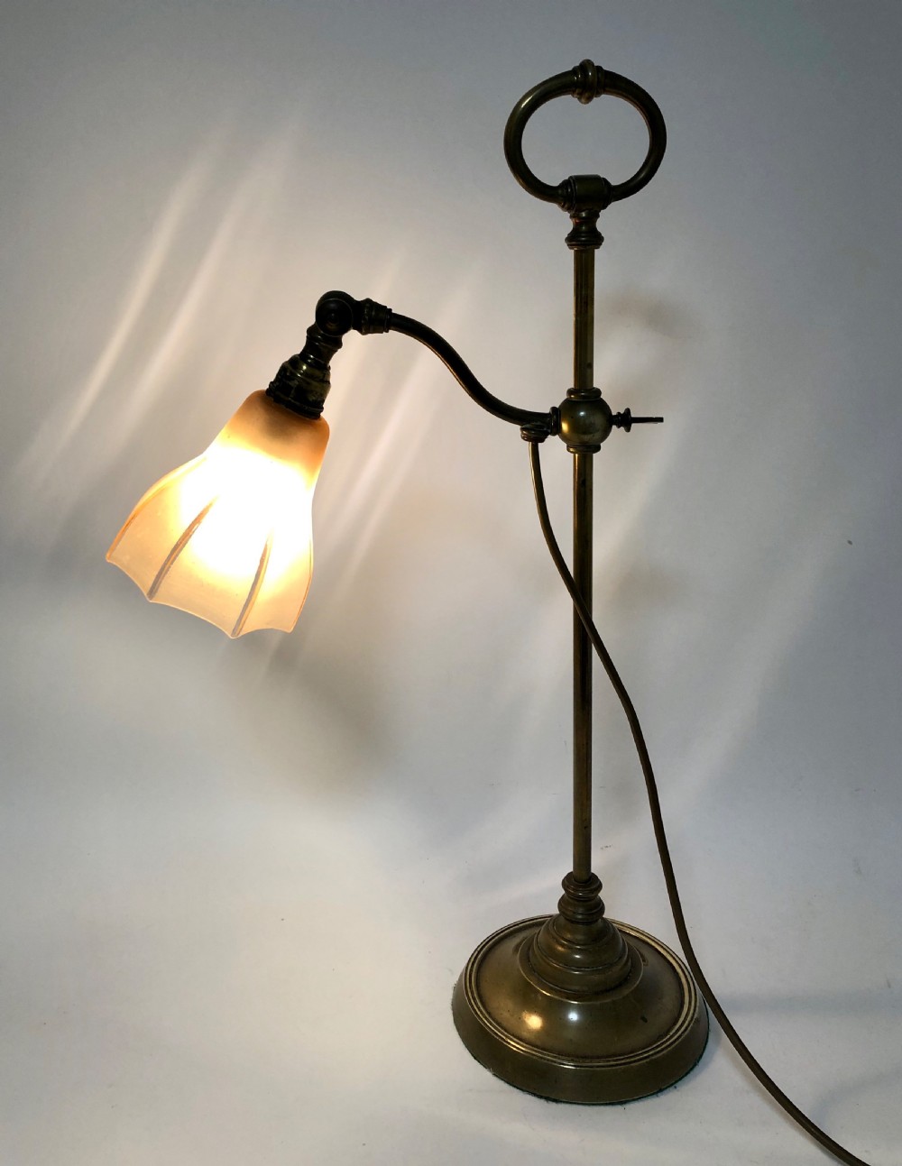 Antique Adjustable Desk Lamp  View IX
