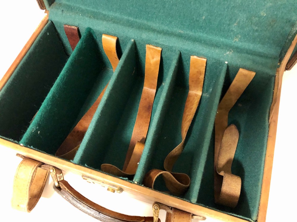 Antique Leather Cartridge Case View VIII