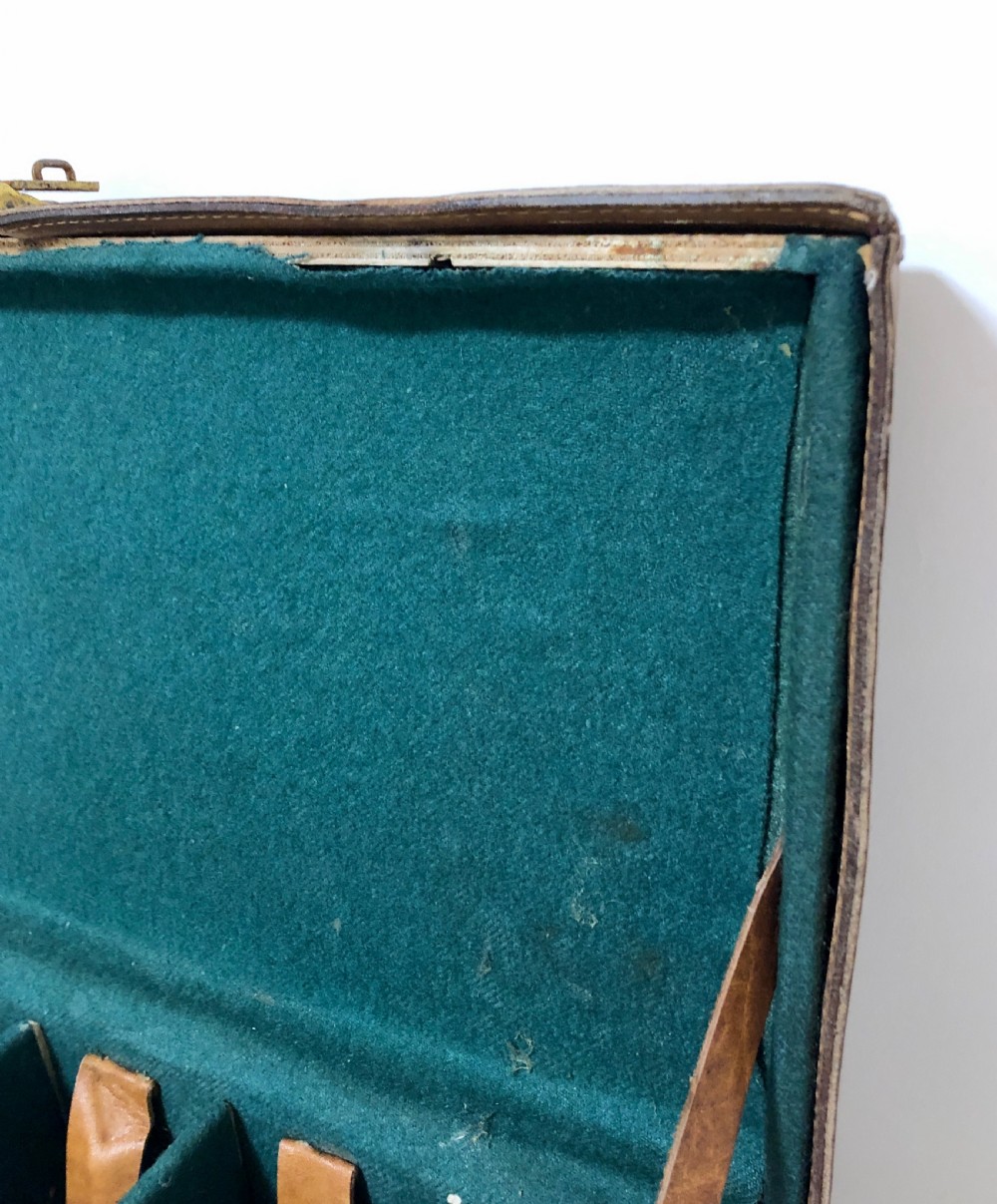 Antique Leather Cartridge Case View IX