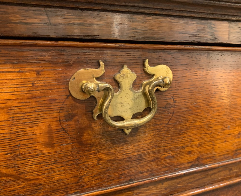 Small Georgian Oak Tallboy Chest on Chest View XII