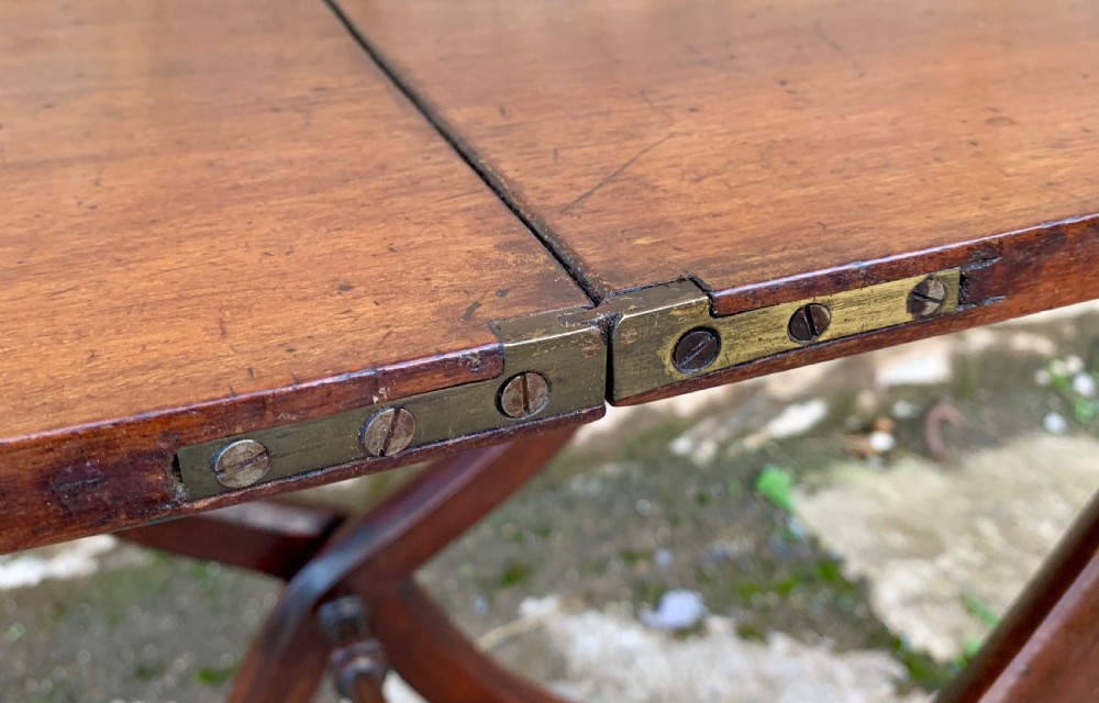 Victorian Mahogany Folding Coaching Table View XVI