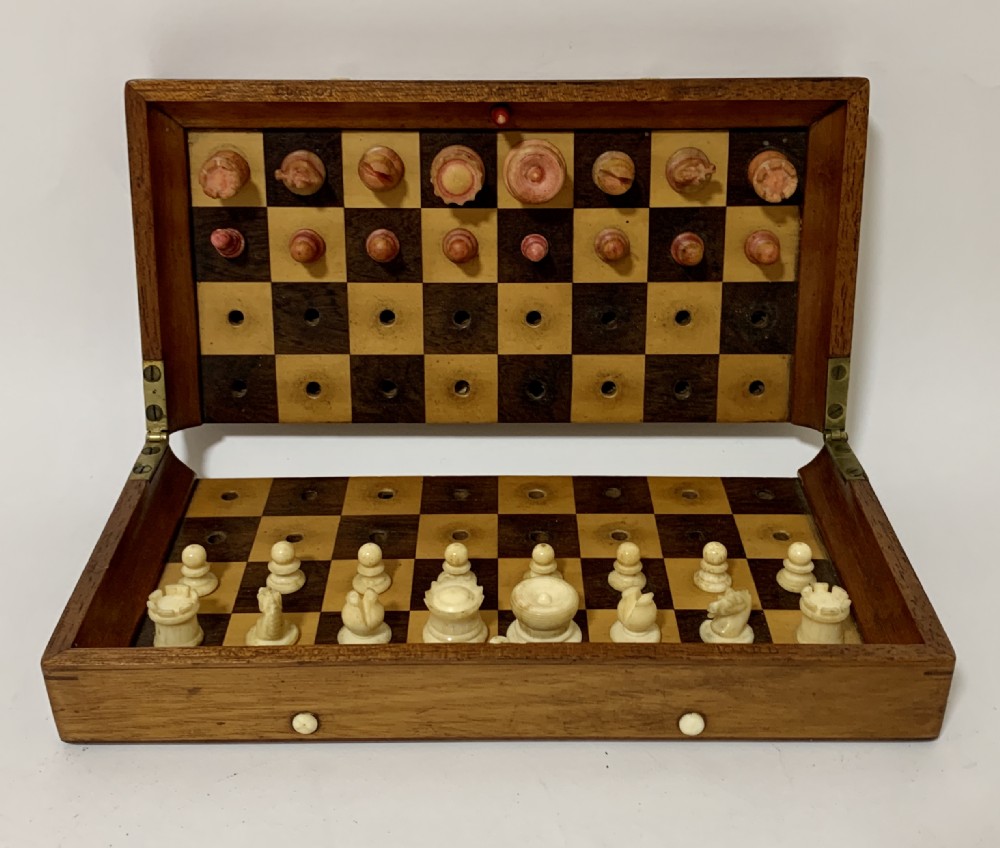 Jaques In Statu Quo Travelling Chess Set