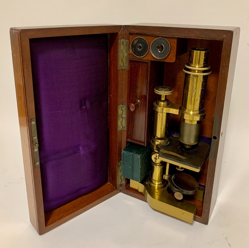 Antique Microscope by E.Hartnack & Co View XII