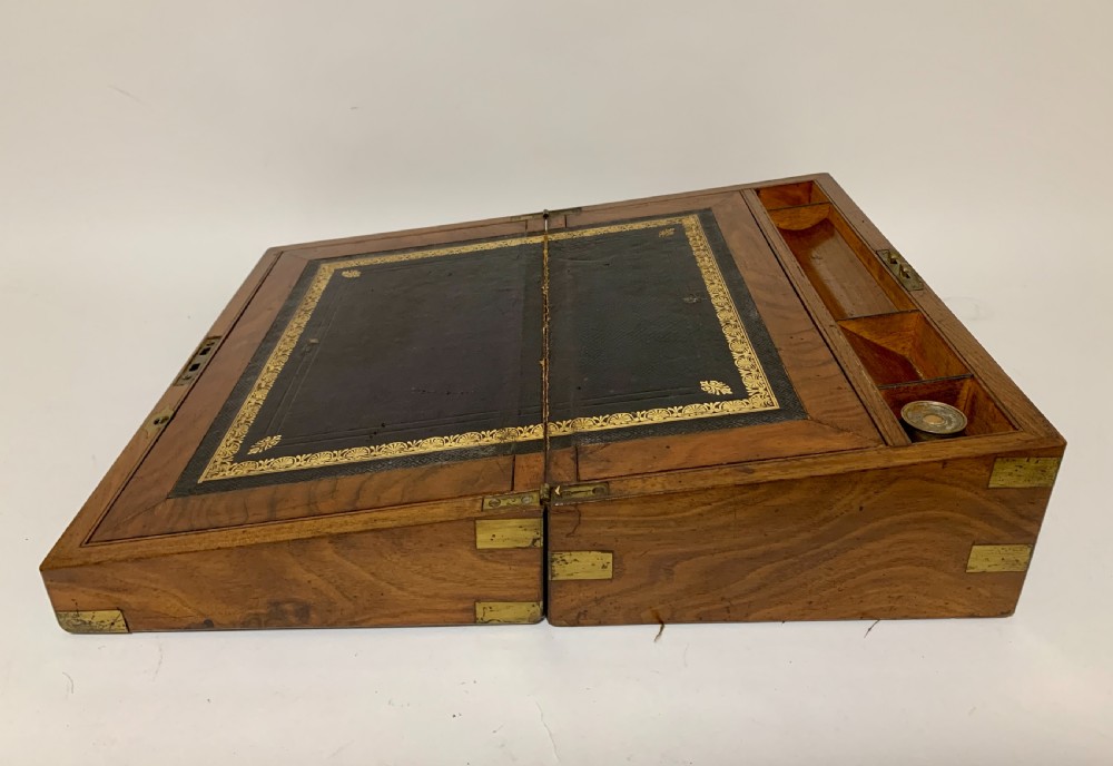 Victorian Walnut Writing Slope with Secret Drawers View IV
