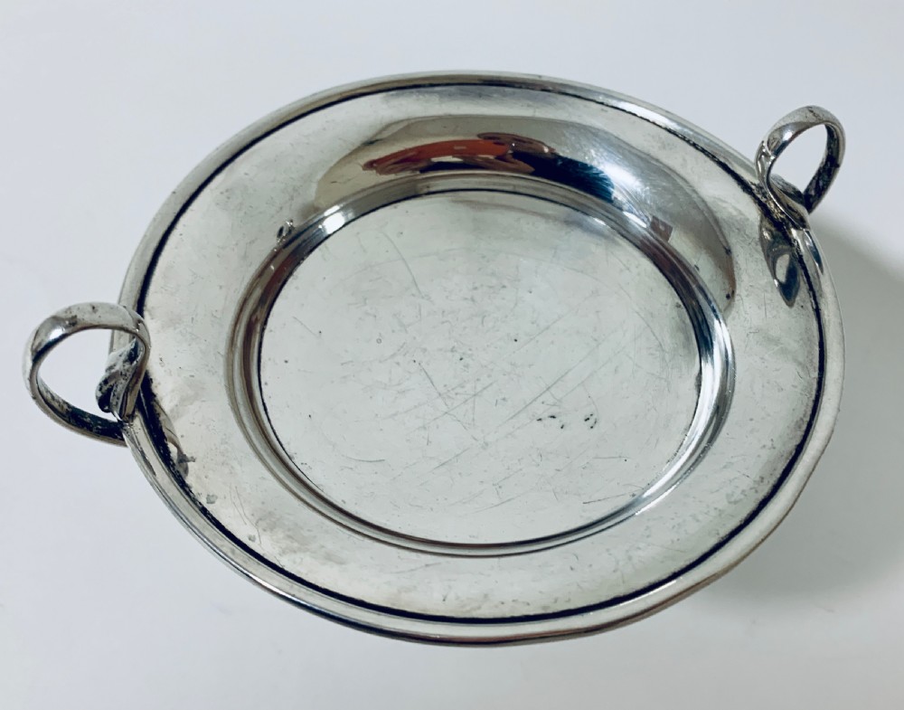 Antique Scottish Solid Silver Comport Tazza View IX