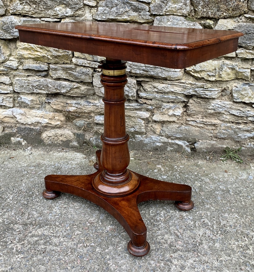 Victorian Mahogany Adjustable Duet Reading Stand  View IV