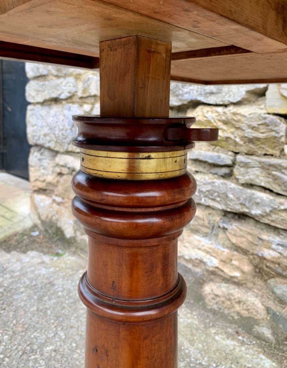 Victorian Mahogany Adjustable Duet Reading Stand  View XI