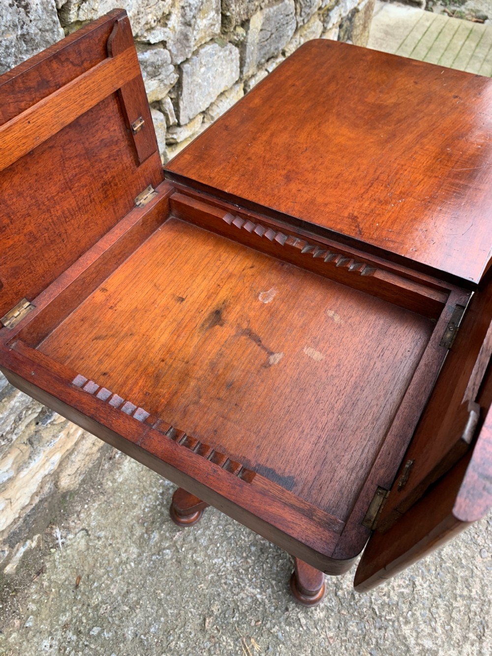 Victorian Mahogany Adjustable Duet Reading Stand  View XIII