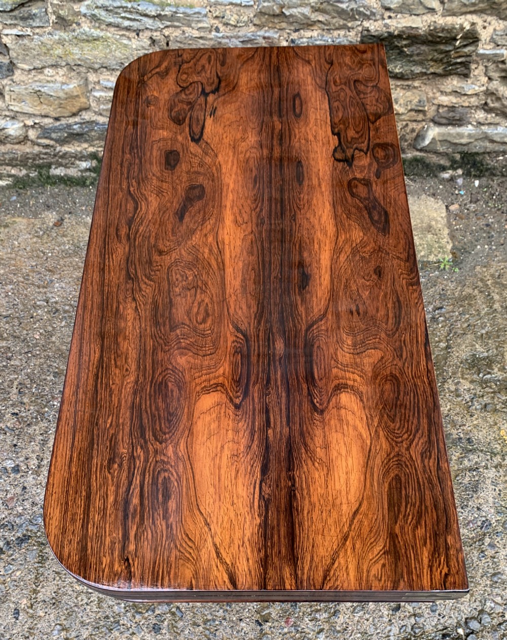 Regency Rosewood Card Table View XIV