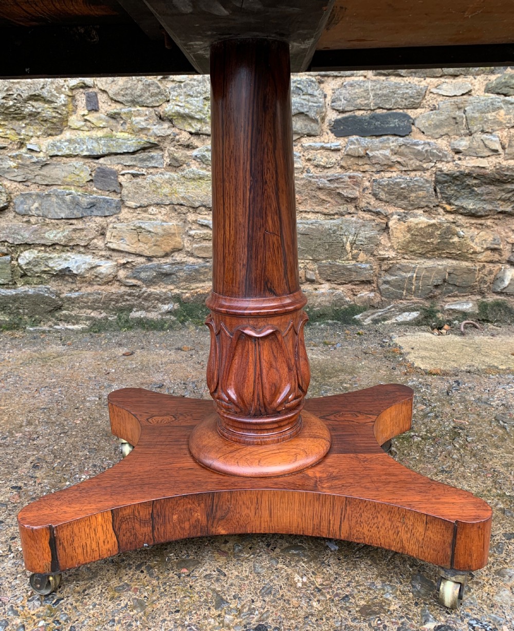 Regency Rosewood Card Table View XVII